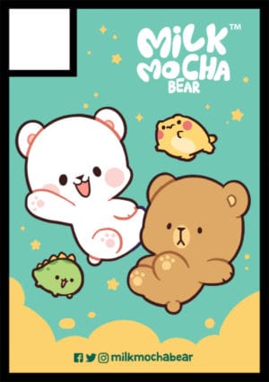 Milk Mocha Bear circle cut